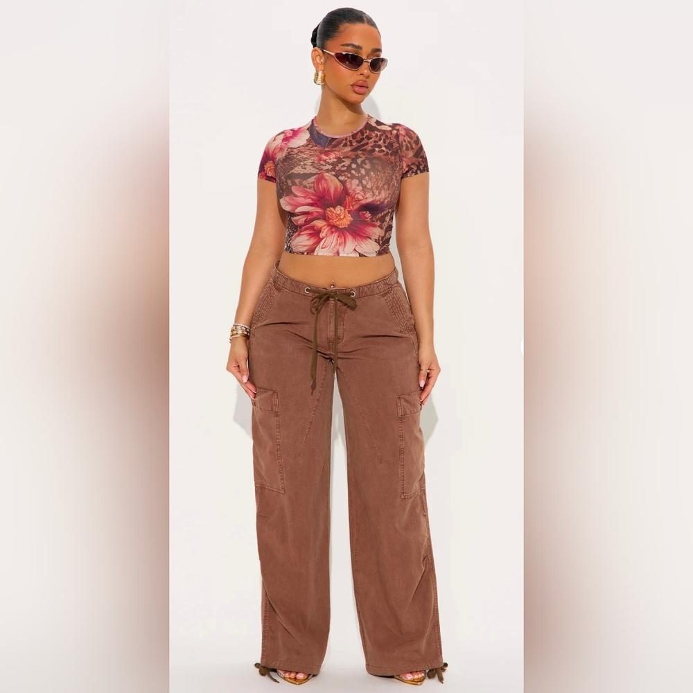 Brown Women's Cargo Pants